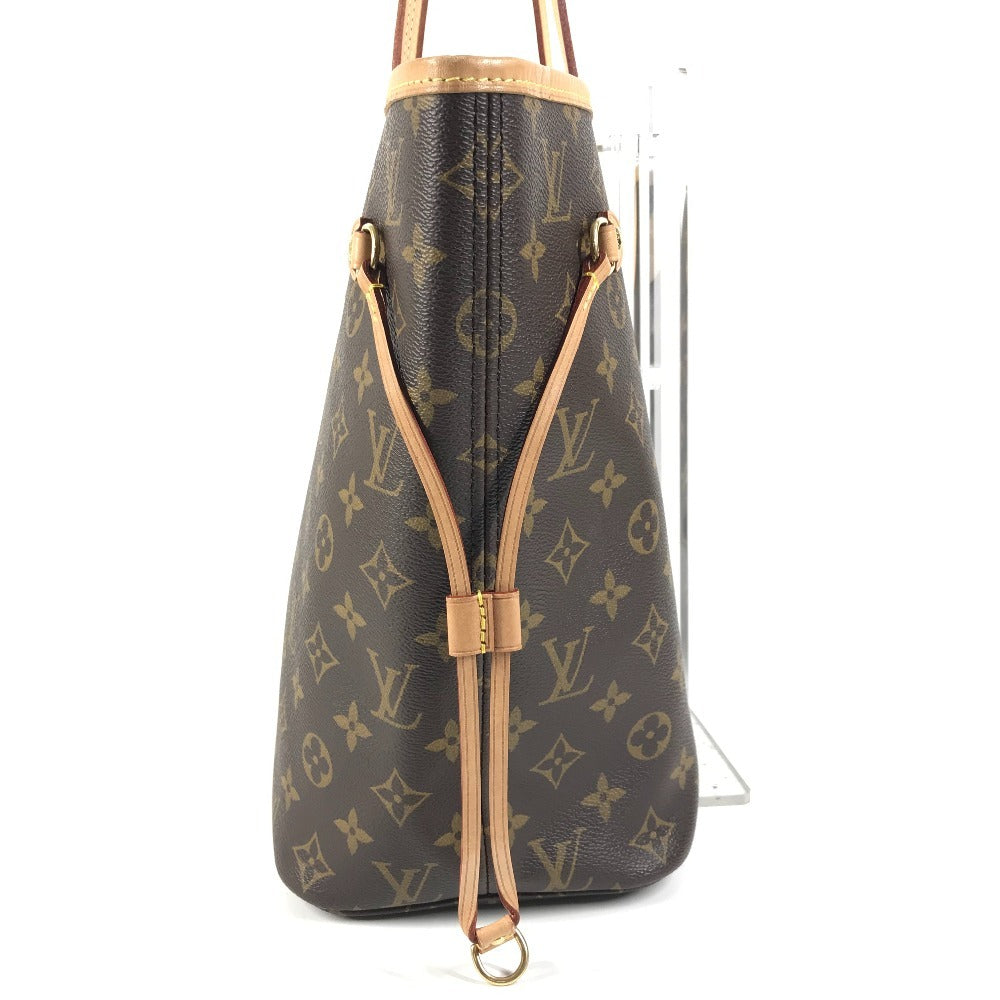 LOUIS VUITTON M41177 Monogram Neverfull MM Neverfull MM Handbag Bag Shoulder Tote Bag with Pouch Shoulder Bag Monogram Canvas Women's Cerise Brown