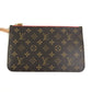 LOUIS VUITTON M41177 Monogram Neverfull MM Neverfull MM Handbag Bag Shoulder Tote Bag with Pouch Shoulder Bag Monogram Canvas Women's Cerise Brown