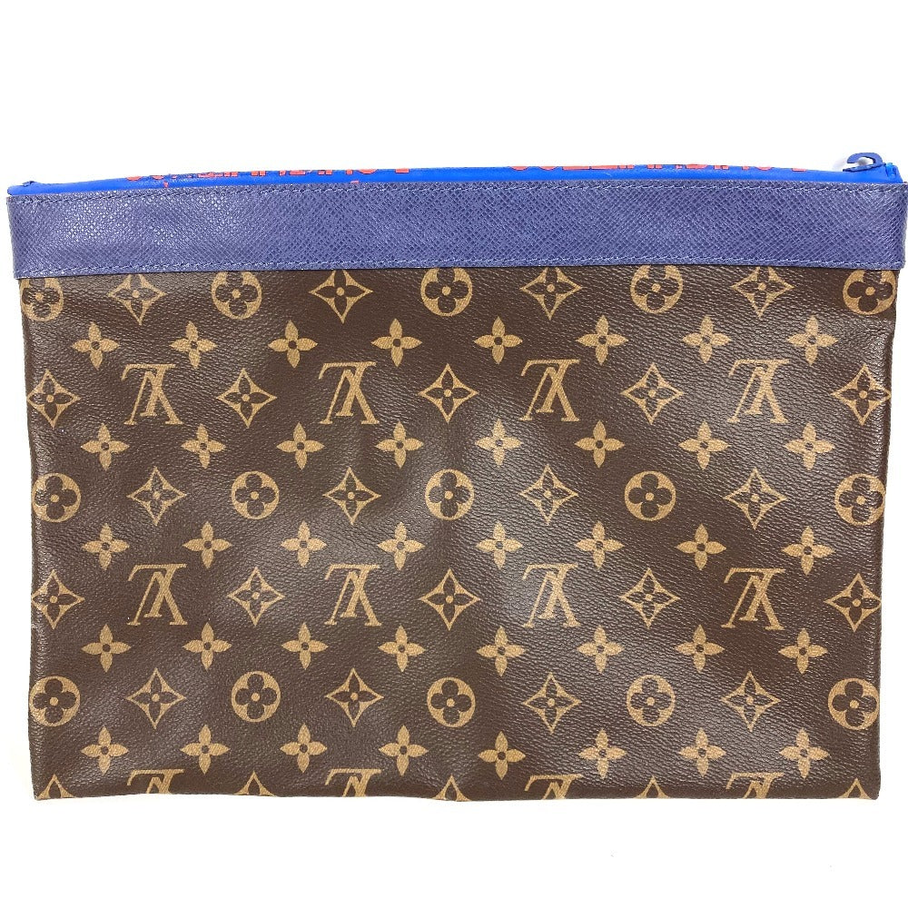 LOUIS VUITTON M63048 モノグラム ポシェット アポロ　ポシェットアポロ カバン セカンドバッグ ポーチ クラッチバッグ モノグラムキャンバス ユニセックス ブラウン