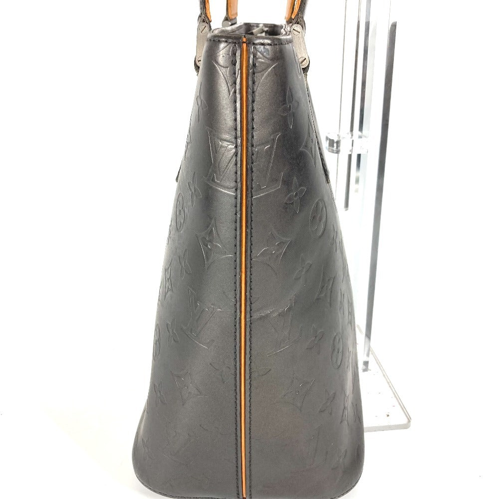 LOUIS VUITTON M55112 モノグラムマット ストックトン トートバッグ 肩掛け カバン ショルダーバッグ モノグラムマットレザー ユニセックス ブラック