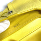 Dior 2ADKH127YMJ Saddle CD Logo Bag Charm Card Case Coin Purse Wallet Key Holder Pouch Leather Unisex Yellow