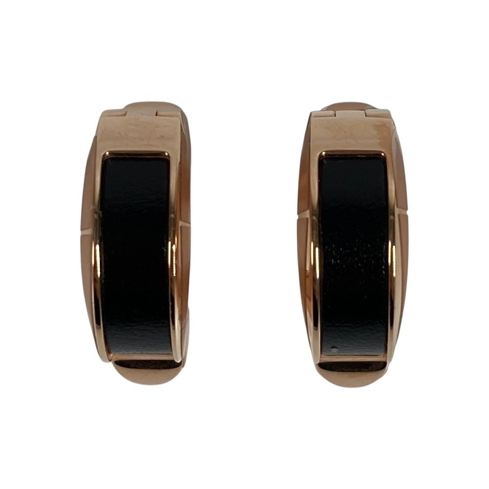 HERMES H500413FD89 Joquet PM Earrings Accessories Jewelry Earrings Unisex Golden Rose Black