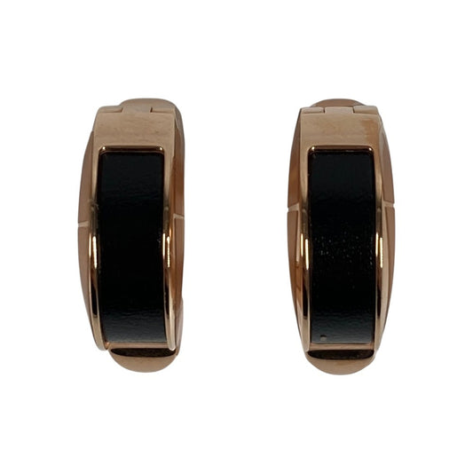 HERMES H500413FD89 Joquet PM Earrings Accessories Jewelry Earrings Unisex Golden Rose Black