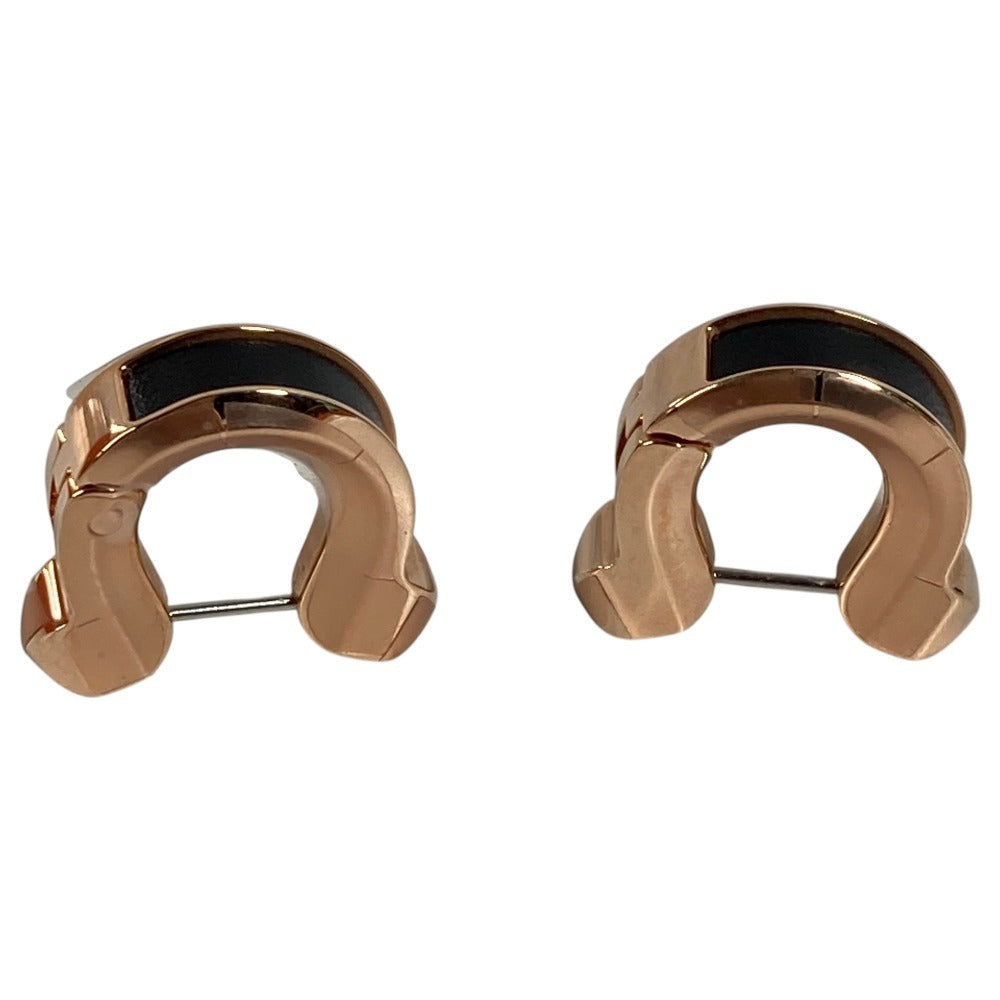 HERMES H500413FD89 Joquet PM Earrings Accessories Jewelry Earrings Unisex Golden Rose Black