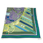 HERMES Duo d'Etriers Duos of Armor Carre Geant 140 Carre Geant 140 Shawl Stole Large Scarf Cashmere Unisex White