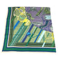 HERMES Duo d'Etriers Duos of Armor Carre Geant 140 Carre Geant 140 Shawl Stole Large Scarf Cashmere Unisex White