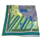 HERMES Duo d'Etriers Duos of Armor Carre Geant 140 Carre Geant 140 Shawl Stole Large Scarf Cashmere Unisex White