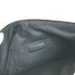BALENCIAGA 695537 B Logo Second Bag Pouch Clutch Bag Pile Unisex Black
