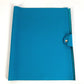 HERMES Sellier Logo Ulysse GM Ulysse GM Oversized Stationery Agenda Case Notebook Cover Taurillon Clemence Unisex Blue Jean