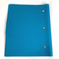 HERMES Sellier Logo Ulysse GM Ulysse GM Oversized Stationery Agenda Case Notebook Cover Taurillon Clemence Unisex Blue Jean