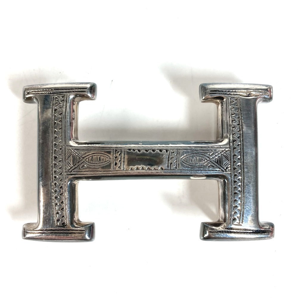 HERMES Touareg H Buckle Belt Buckle Buckle SV925 Unisex Silver