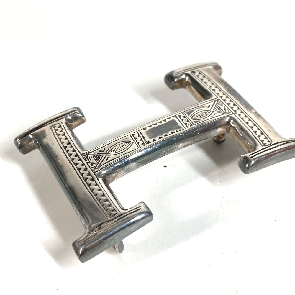 HERMES Touareg H Buckle Belt Buckle Buckle SV925 Unisex Silver