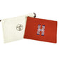HERMES H103643M02 Second Bag Flat Pouch H Nattes GM Clutch Bag Makeup Pouch Multi-purpose Pouch Wool Unisex Tommette Orange-red