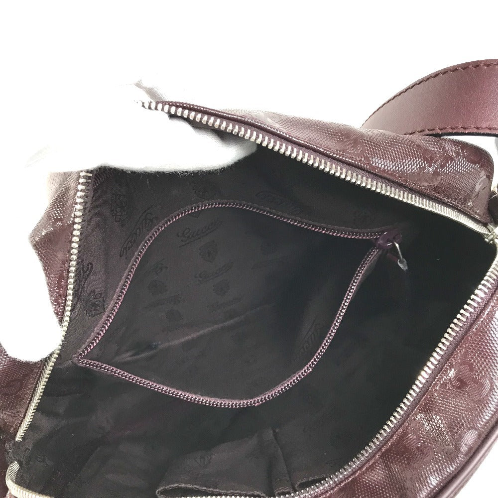 GUCCI 201448 GG ロゴ インプリメ カバン 斜め掛け ポシェット ショルダーバッグ GGインプリメ ユニセックス パープル