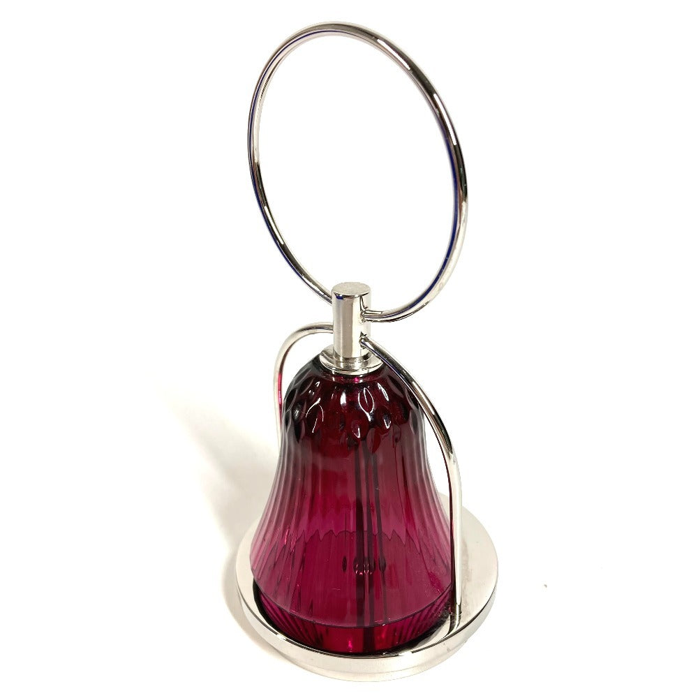 HERMES 101735 Saint-Louis Luciole Apollo Lantern Motif Lamp Interior Table Lamp Objet Crystal Glass Unisex Red
