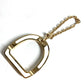 HERMES H241040G Glove Holder Ideal Charm Strap Accessory Glove Holder Metal Unisex Nata Gold