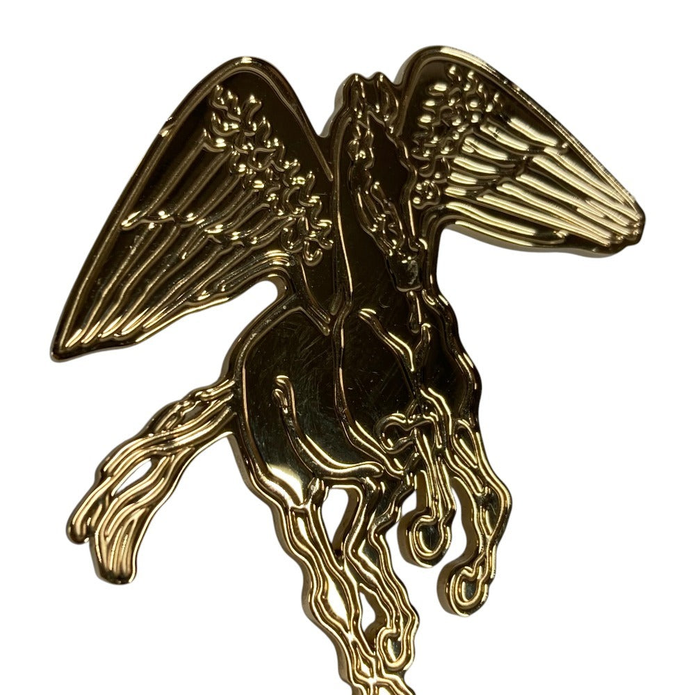 HERMES スカーフリング ぺガスグラヴェ アクセサリー ジュエリー スカーフリング メタル ユニセックス ゴールド