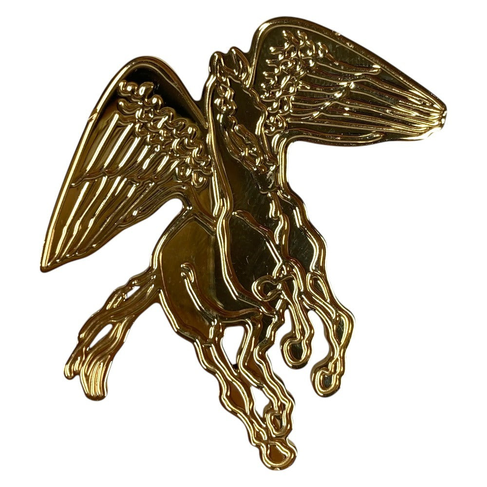 HERMES スカーフリング ぺガスグラヴェ アクセサリー ジュエリー スカーフリング メタル ユニセックス ゴールド