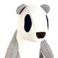 HERMES H103882M Figurine Object Plush Toy Panda Émile et popée Plush Toy Cotton Kids Bleu Indigo Navy