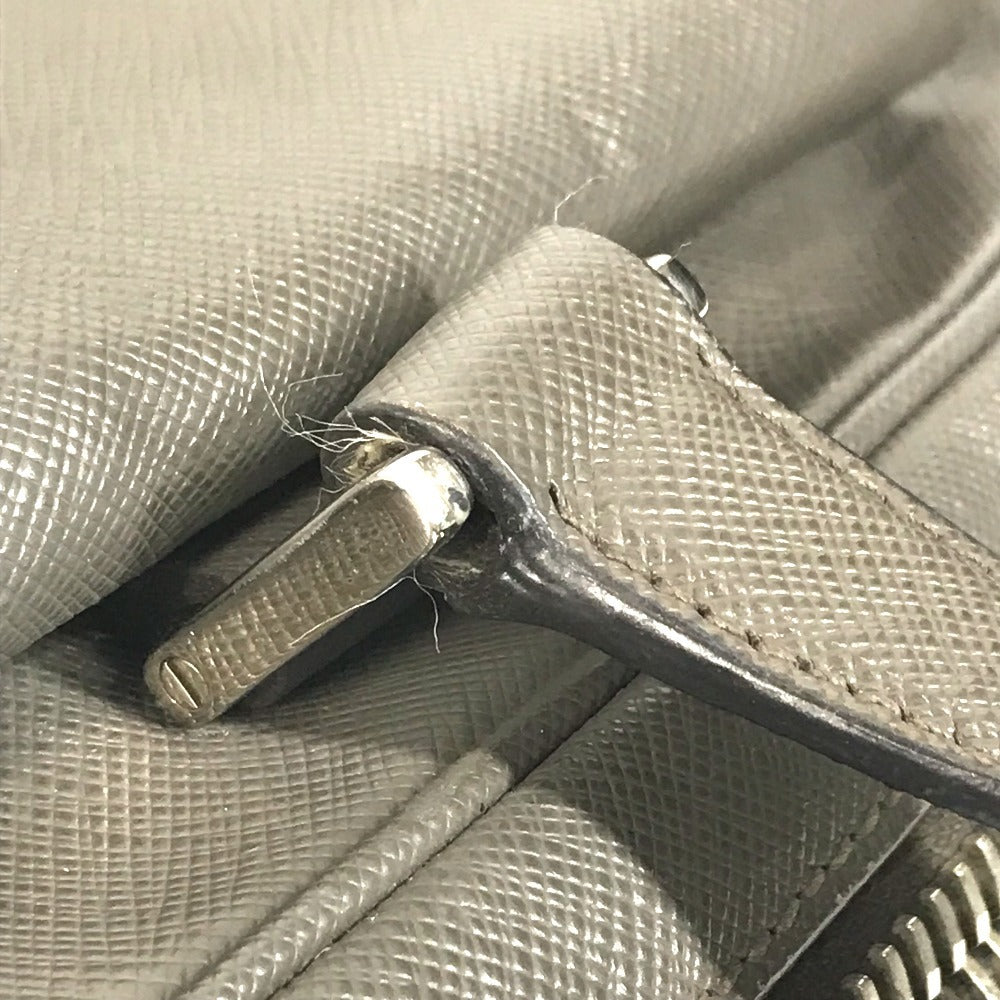 PRADA Business Bag, Document Bag, Tote Bag, Briefcase, Handbag, Saffiano Leather, Unisex, Grey