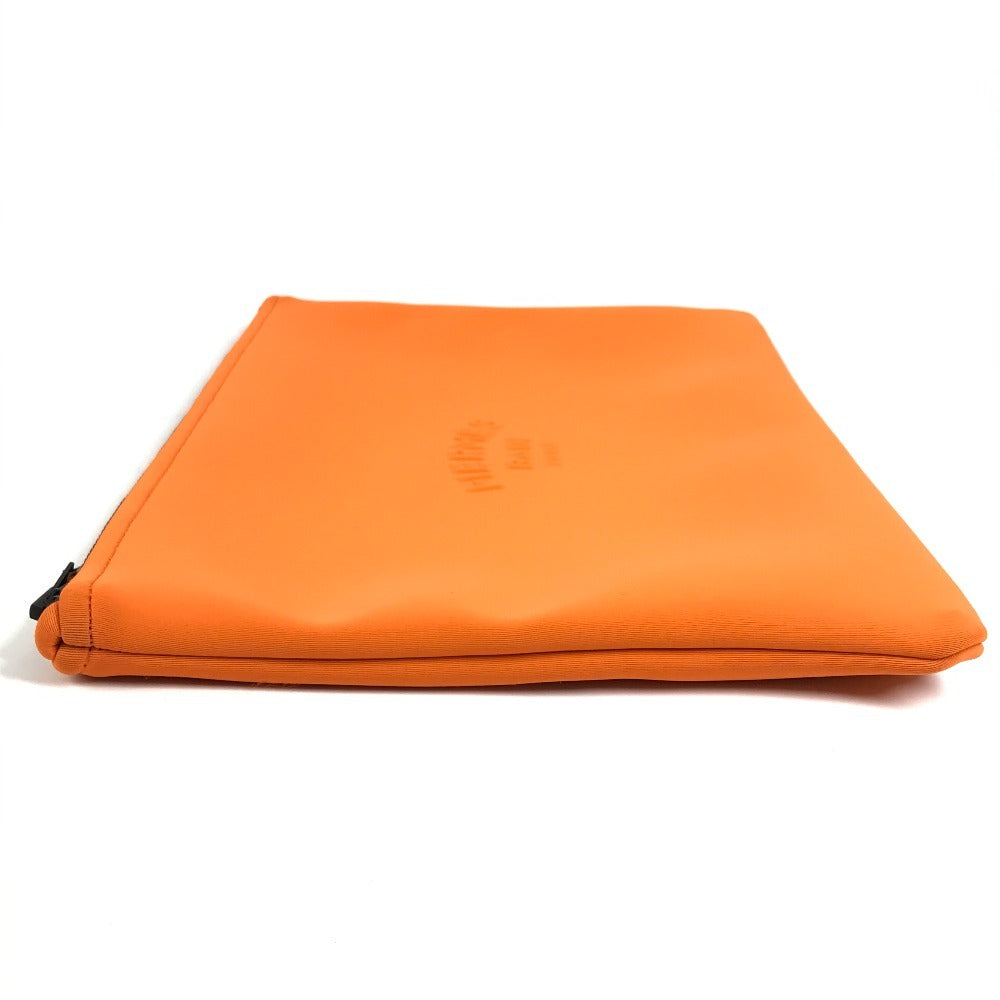 HERMES Trousse de Toilette Neobain GM Neobain GM Clutch Bag, Makeup Pouch, Multi Pouch, Pouch, Polyamide, Unisex, Orange