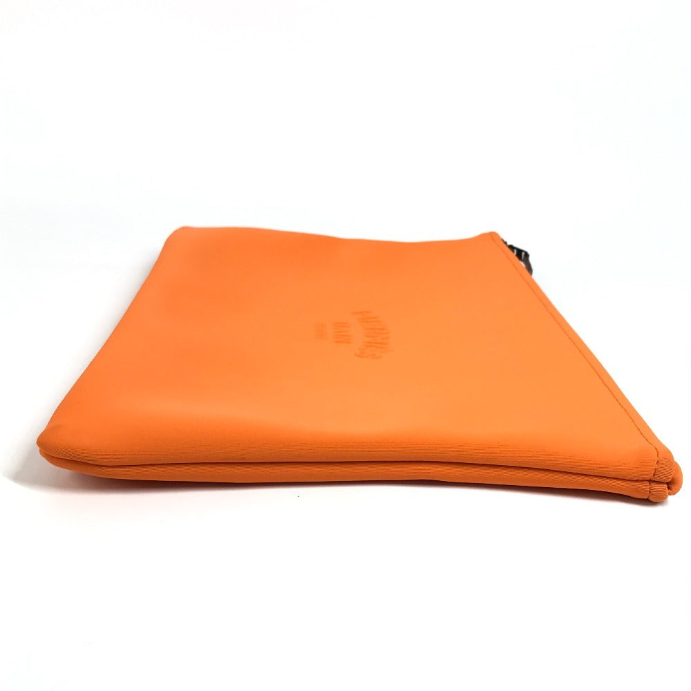 HERMES Trousse de Toilette Neobain GM Neobain GM Clutch Bag, Makeup Pouch, Multi Pouch, Pouch, Polyamide, Unisex, Orange
