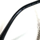 CHANEL 4242 CC Logo Coco Mark Eyeglasses with Chain, Eyewear, Sunglasses, Metal, Women's, Black