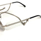 CHANEL 4242 CC Logo Coco Mark Eyeglasses with Chain, Eyewear, Sunglasses, Metal, Women's, Black