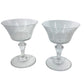 Baccarat Cup Tableware Interior Pudding Cup Pair Set of 2 Dishes Glass Unisex Clear