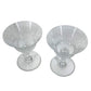 Baccarat Cup Tableware Interior Pudding Cup Pair Set of 2 Dishes Glass Unisex Clear