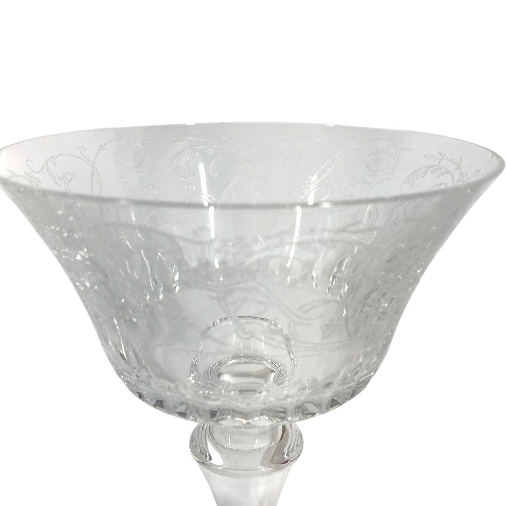 Baccarat Cup Tableware Interior Pudding Cup Pair Set of 2 Dishes Glass Unisex Clear