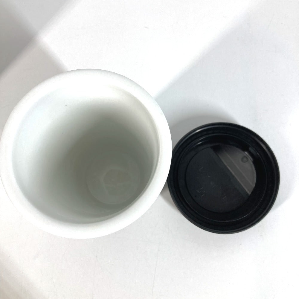 BALENCIAGA 666275 Mug Cup with Lid Tableware Interior Logo Tokyo TOKYO Tumbler Ceramic Unisex Black