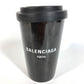 BALENCIAGA 666275 Mug Cup with Lid Tableware Interior Logo Tokyo TOKYO Tumbler Ceramic Unisex Black