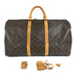 LOUIS VUITTON M41426 Monogram Keepall 50 Travel Bag, Handbag, Travel Bag, Boston Bag, Monogram Canvas, Unisex, Brown