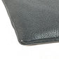 BALLY Logo Line Crossbody Pochette Shoulder Bag Leather Unisex Black