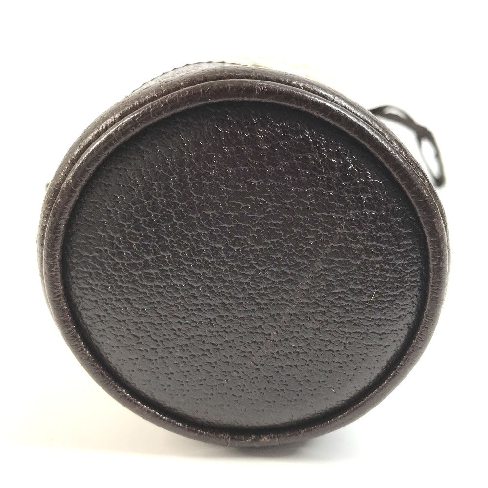 GUCCI 28691 GG ボトルホルダー ペットボトル入れ 巾着 ポーチ GGキャンバス/レザー ユニセックス ベージュ