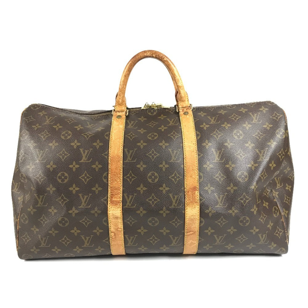 LOUIS VUITTON M41426 Monogram Keepall 50 Travel Bag, Handbag, Travel Bag, Boston Bag, Monogram Canvas, Unisex, Brown