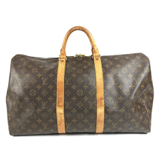 LOUIS VUITTON M41426 Monogram Keepall 50 Travel Bag, Handbag, Travel Bag, Boston Bag, Monogram Canvas, Unisex, Brown