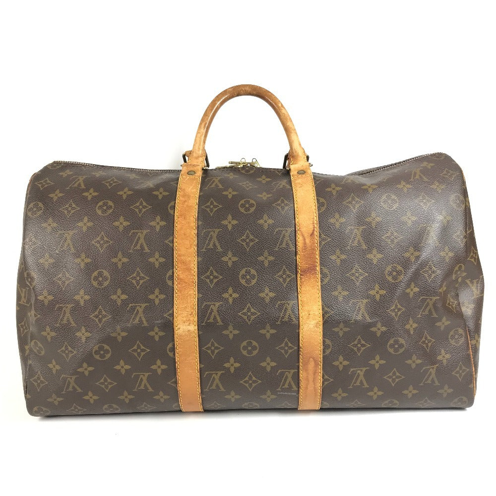 LOUIS VUITTON M41426 Monogram Keepall 50 Travel Bag, Handbag, Travel Bag, Boston Bag, Monogram Canvas, Unisex, Brown