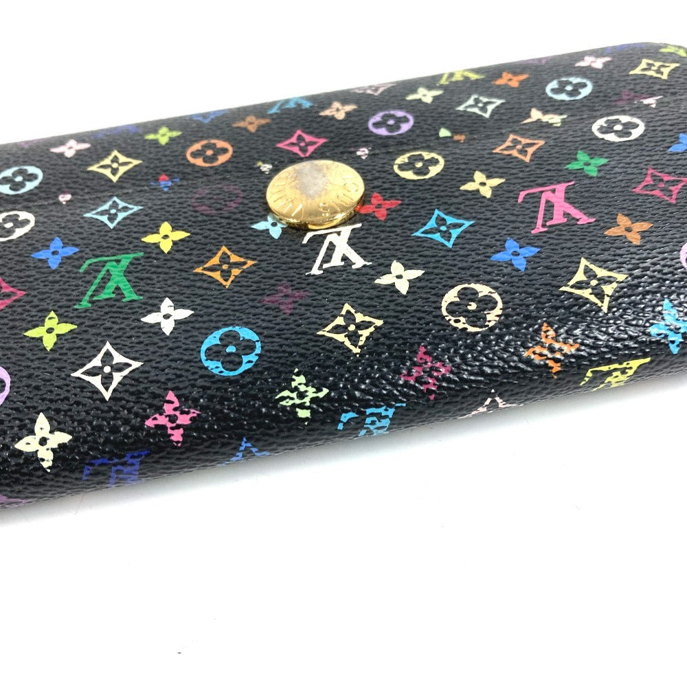LOUIS VUITTON M93533 モノグラムマルチカラー ポルトフォイユ サラ ロングウォレット フラップ 長財布 モノグラムマルチカラーキャンバス ユニセックス ノワール ブラック