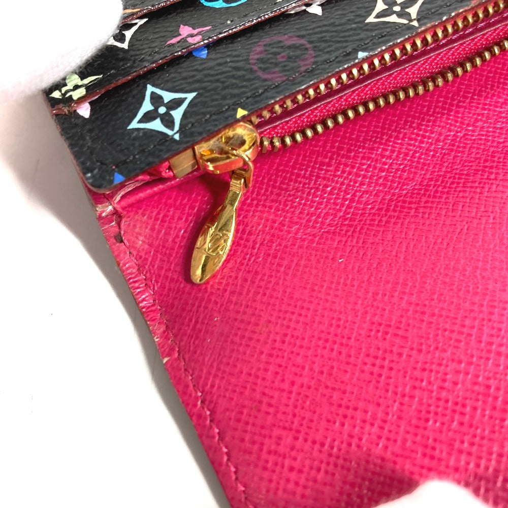 LOUIS VUITTON M93533 モノグラムマルチカラー ポルトフォイユ サラ ロングウォレット フラップ 長財布 モノグラムマルチカラーキャンバス ユニセックス ノワール ブラック
