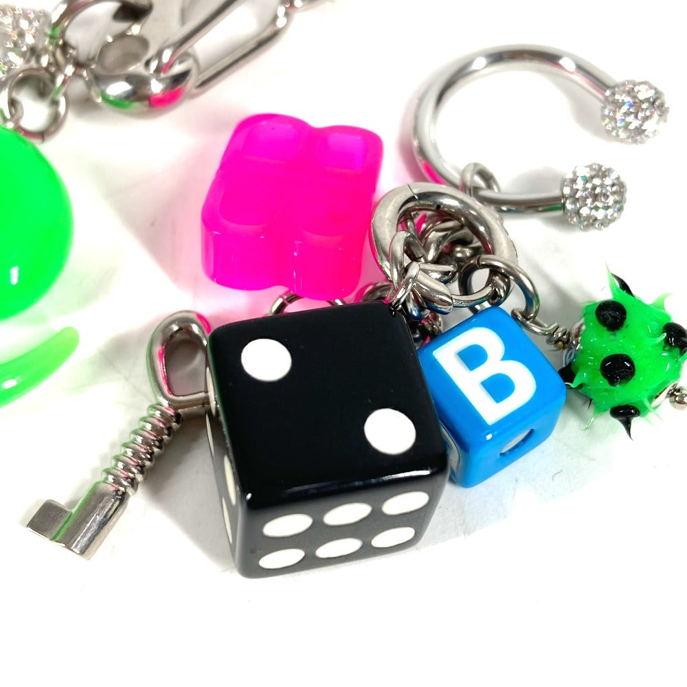 BALENCIAGA 806245 ダイス サイコロ BB ラインストーン ロゴ Pigalle Collector ピガールコレクター アクセサリー ピアス プラスチック ユニセックス マルチカラー