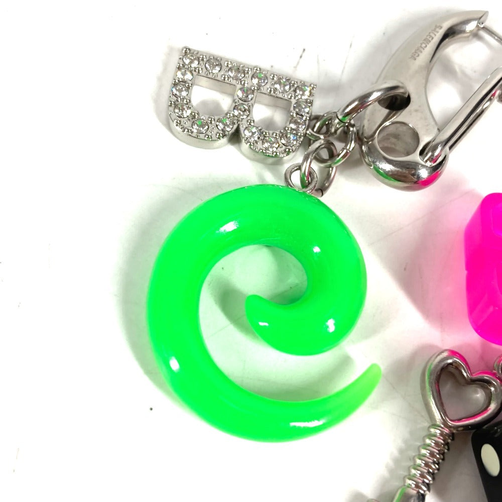 BALENCIAGA 806245 ダイス サイコロ BB ラインストーン ロゴ Pigalle Collector ピガールコレクター アクセサリー ピアス プラスチック ユニセックス マルチカラー