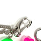 BALENCIAGA 806245 ダイス サイコロ BB ラインストーン ロゴ Pigalle Collector ピガールコレクター アクセサリー ピアス プラスチック ユニセックス マルチカラー