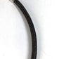 BVLGARI Choker Accessory Leather Necklace Unisex Black