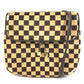 LOUIS VUITTON M92130 Damier Sauvage Gazelle Bag Slant Shoulder Pochette Flap Shoulder Bag Haircalf Unisex Brown