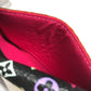 LOUIS VUITTON M66561 Monogram Multicolor Enveloppe Cartes de Visite Coin Purse Wallet Coin Case Pass Case Business Card Holder Card Case Monogram Multicolor Canvas Women's Black