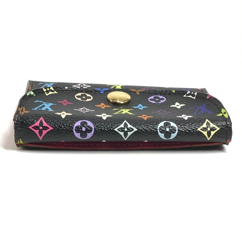 LOUIS VUITTON M66561 Monogram Multicolor Enveloppe Cartes de Visite Coin Purse Wallet Coin Case Pass Case Business Card Holder Card Case Monogram Multicolor Canvas Women's Black