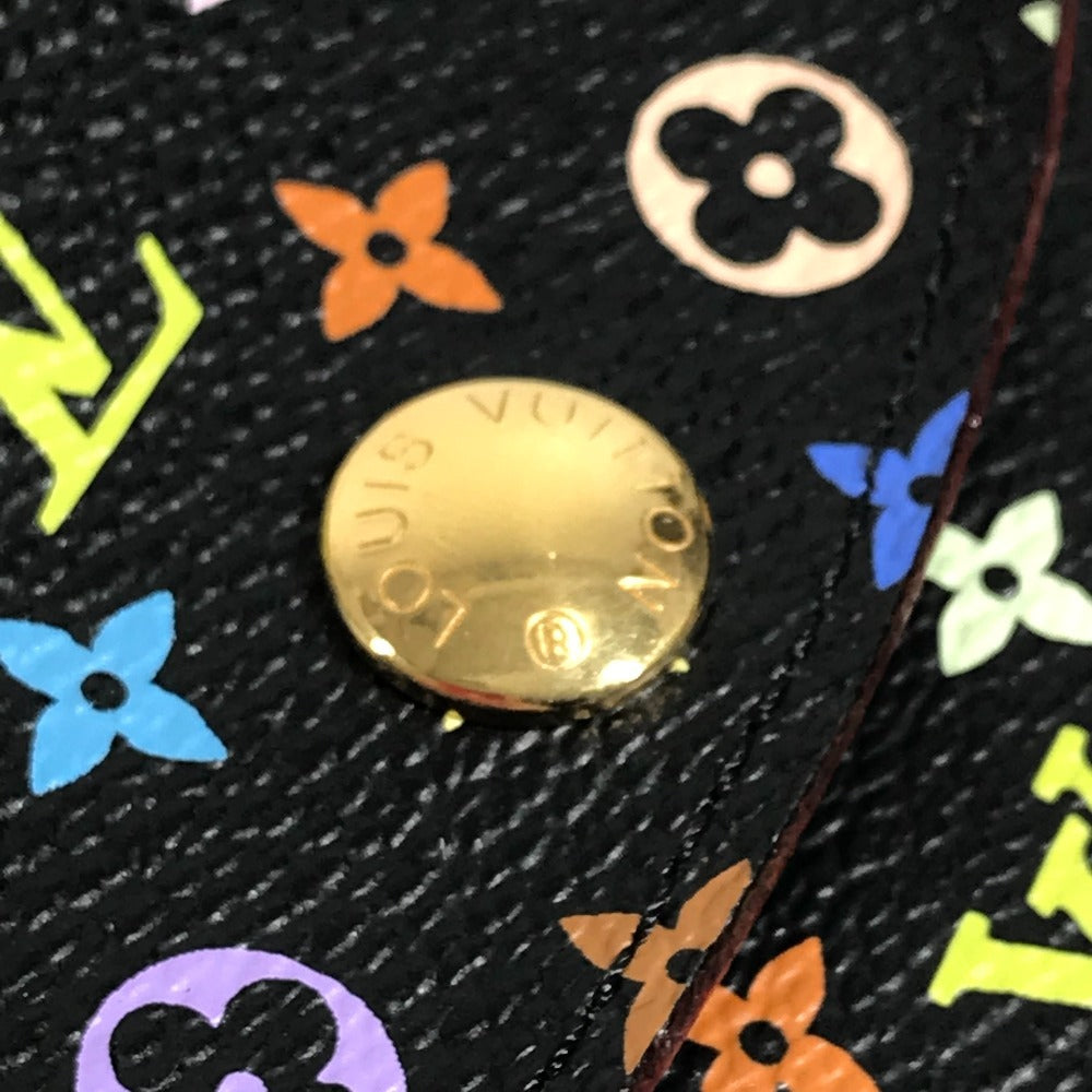 LOUIS VUITTON M66561 Monogram Multicolor Enveloppe Cartes de Visite Coin Purse Wallet Coin Case Pass Case Business Card Holder Card Case Monogram Multicolor Canvas Women's Black