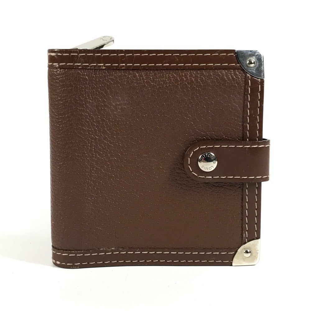 LOUIS VUITTON M91965 Suhali Compact Zip Compact Wallet, 2-fold Wallet, Suhali Leather, Women's, Brown